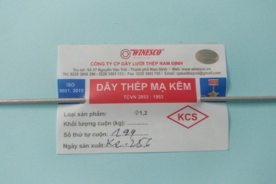 dây thép mạ kẽm